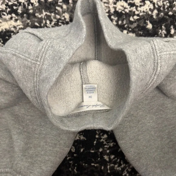 🌻Ralph Lauren Light Gray Baby Hoodie and Sweatpants Set - Picture 6 of 9